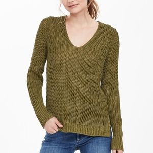 Banana Republic Chunky Knit Sweater Italian Linen